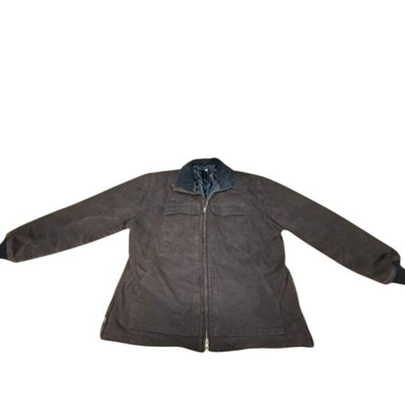 "MSI" Mens VTG Barn Coat SZ L Some Rust On Snaps Chore Thinsulate PLZ READ!!!! - Picture 1 of 16